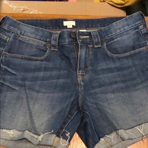 J.Crew Jean cut off shorts
